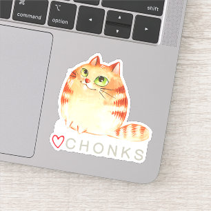 Sticker Love CHONKS - Belle chatte