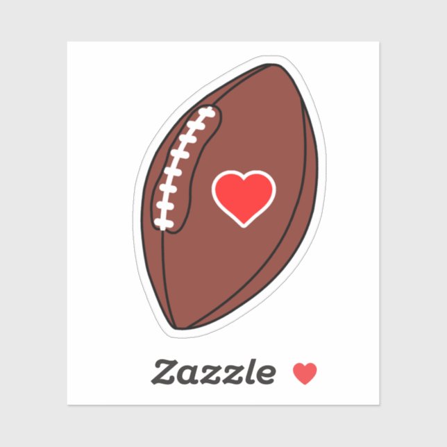 Sticker Love football (Feuille)