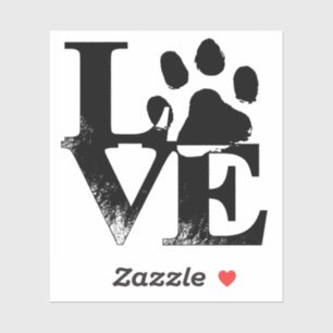 Sticker Love Paw