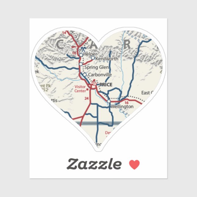 Sticker Love Price Utah (Feuille)