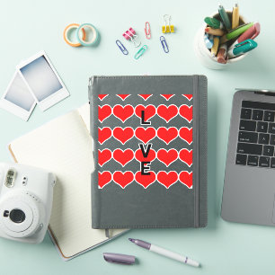 Sticker Love Red Heart Motif mignon Saint Valentin 2022