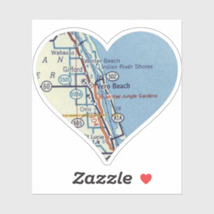 Sticker Love Vero Beach Floride