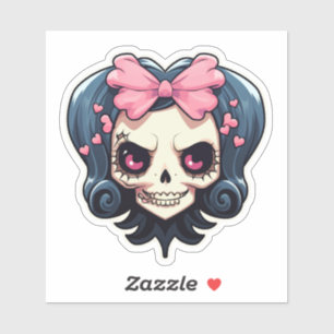 Sticker Lovely Skull