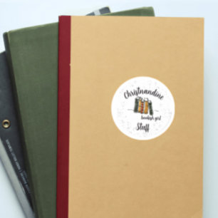 Sticker Lover du livre de nom personnalisé