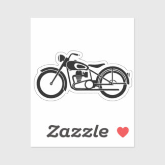 Sticker Lover moto rétro