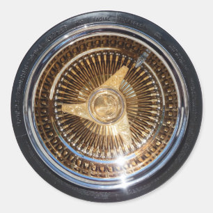 Sticker Lowrider Wire Wheels