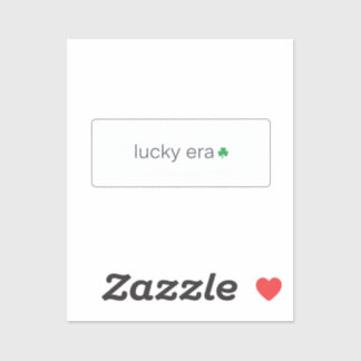 Sticker Lucky Era Minimalist Lowercase Aesthetic Patrick