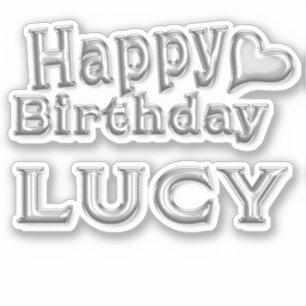 Sticker Lucy Happy Birthday