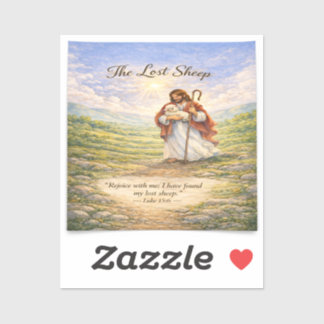 Sticker Luke 15 Parable Lost Sheep 
