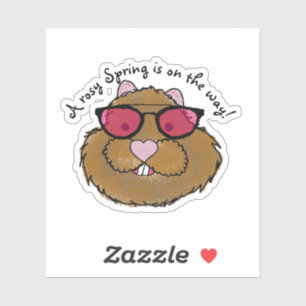 Sticker Lunettes Rosy Porte-mère optimiste