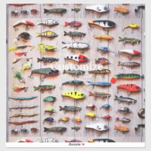Sticker Lures de pêche classique Thunder_Cove