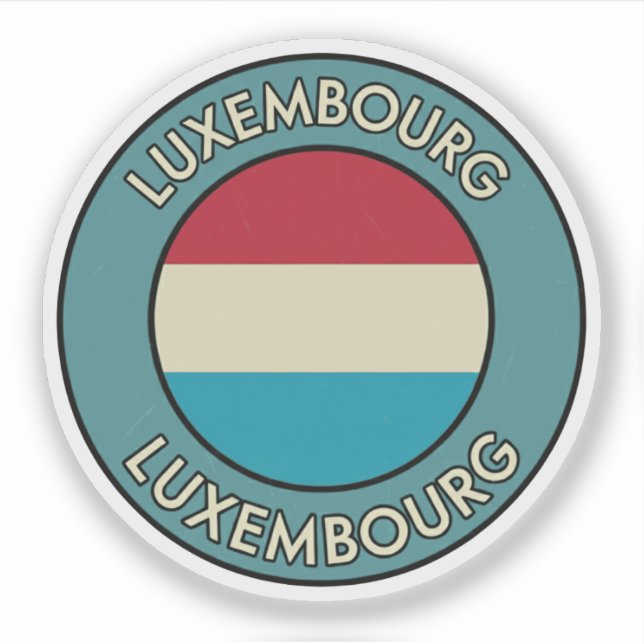 Sticker Luxembourg (Devant)