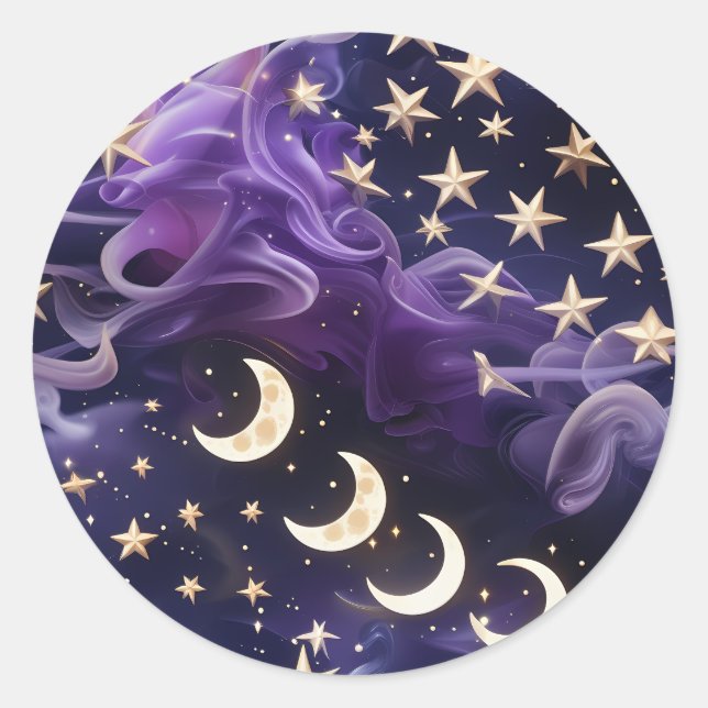 Sticker – Luxury Royal Amethyst Celestial (Devant)