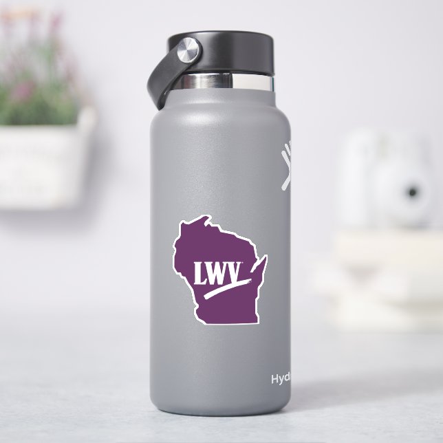 Sticker LWV Wisconsin (HydroFlask)