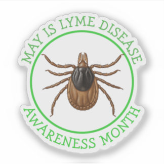 Sticker Lyme Disease Awareness Month | Deer Tick 