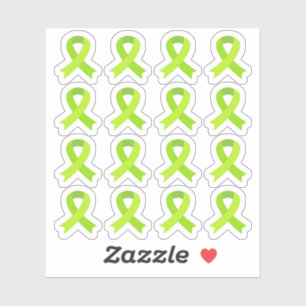 Sticker Lymphome Cancer rubans de sensibilisation écologiq