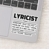 Lyricist Noun Définition Chanson Écrivain Plaisant