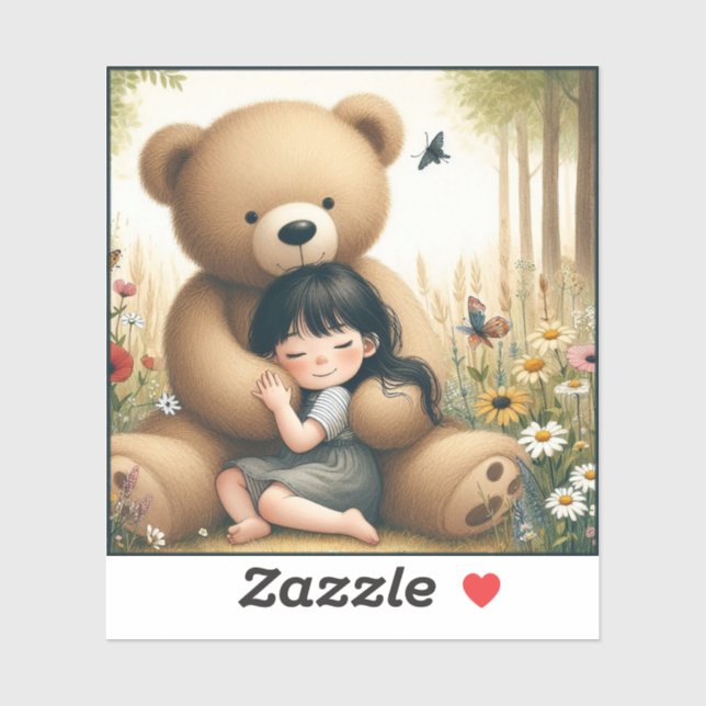 Sticker M. Bearhug (Feuille)