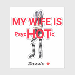 Sticker Ma femme est sexy