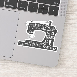 Sticker Ma machine appelle