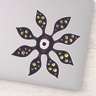 Sticker Macabre Oeil Horreur Art Halloween