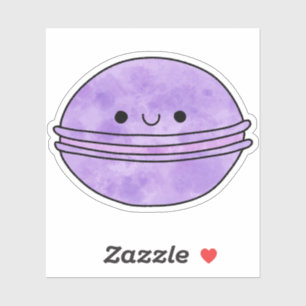 Sticker macaron délicieux