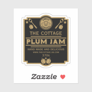Sticker Machine de conservation de la confiture de plum