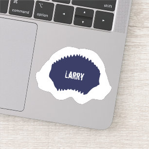 Sticker Mâchoire et dents de requin ouvertes