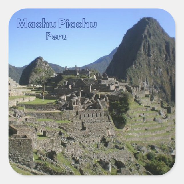 Sticker Machu Picchu Pérou (Devant)