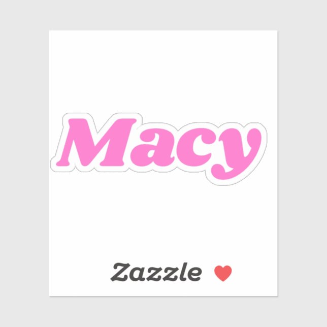 Sticker Macy (Feuille)