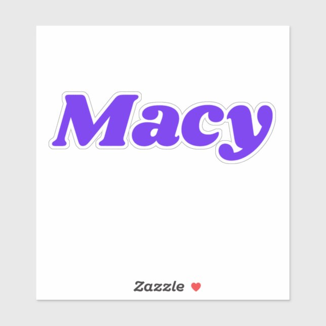 Sticker Macy (Feuille)