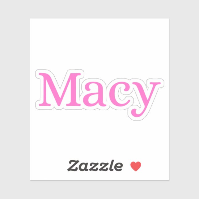 Sticker Macy (Feuille)