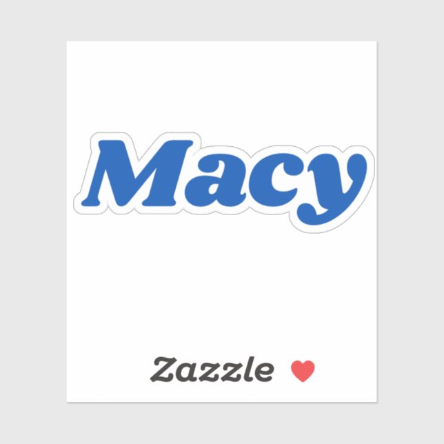 Sticker Macy (Feuille)