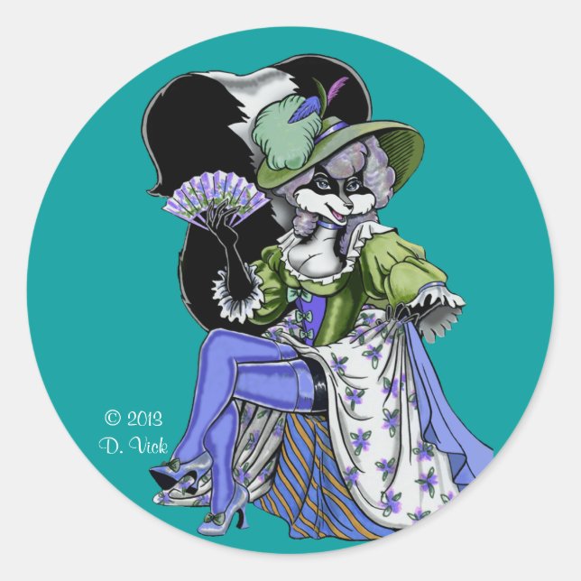 Sticker Madame de Pew (Devant)