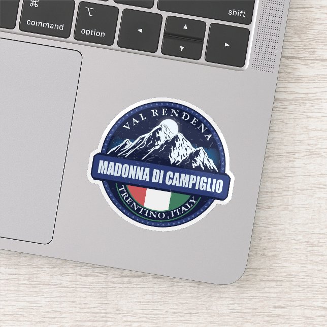 Sticker Madonna Di Campiglio, Italie  (Détail)