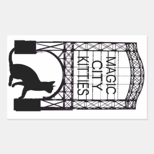 Sticker Magic City Kitties (Devant)