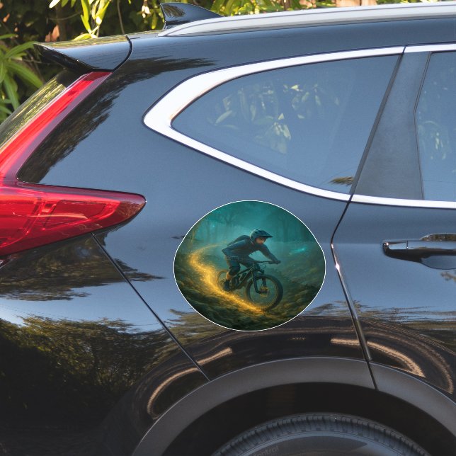 Sticker Magical Mountain Venture Trail Scene (Coté voiture)