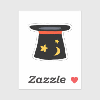 Sticker Magicians TopHat for Magicland Party Theme