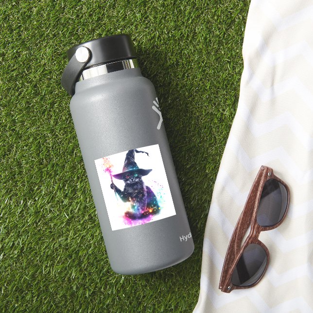 Sticker Magie de chat Wizard (HydroFlask Insitu)