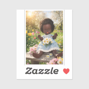Sticker Magie du printemps & Bonheur des pâquerettes