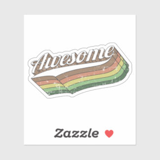 Sticker Magnifique Rétro