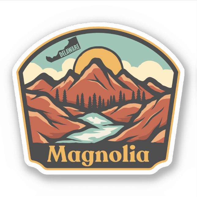 Sticker Magnolia, Delaware  (Devant)