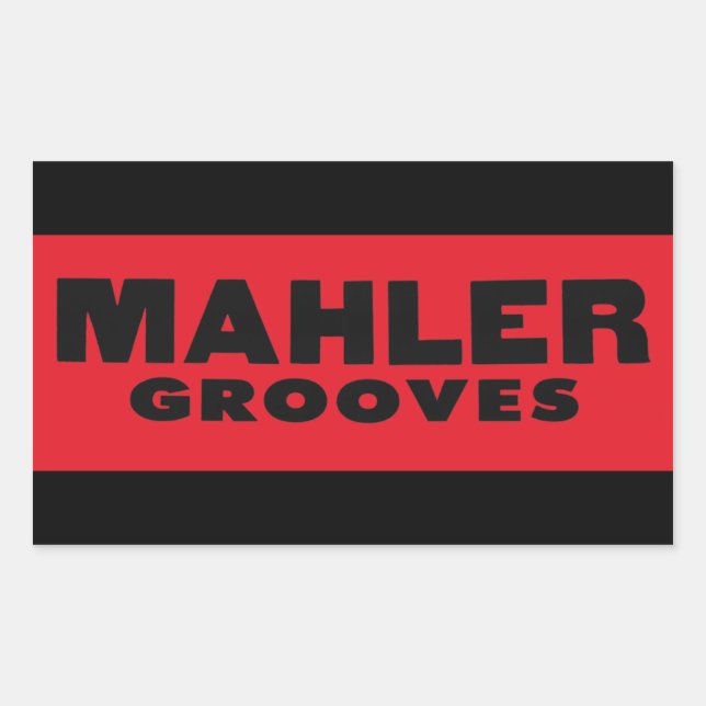 Sticker Mahler Grooves (Devant)