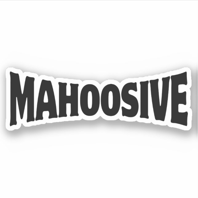 STICKER MAHOOSIQUE (Devant)