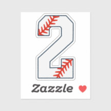 Maillot de Baseball Numéro 2