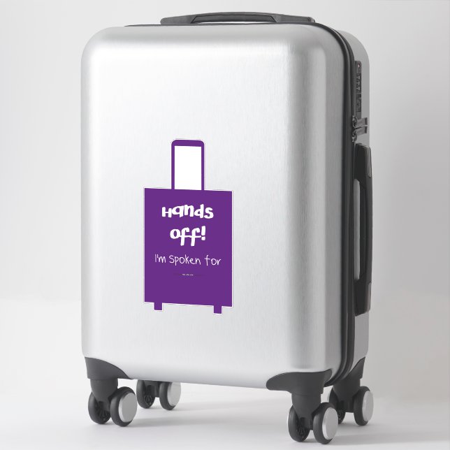 Sticker Mains Hors Je Me Parle Pour Une Valise Amusante (Sur valise)
