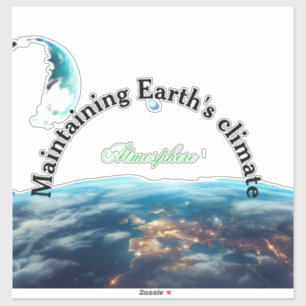 Sticker maintenir le climat de la Terre