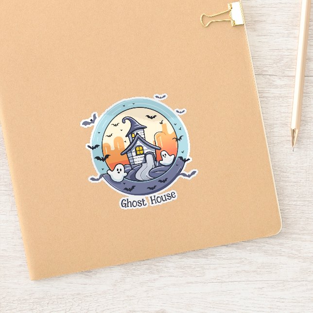 Sticker Maison fantôme (Carnet)