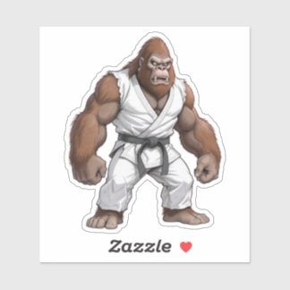 Sticker Maître de karaté Bigfoot