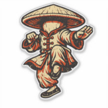 Maître de Kung Fu Champignon — Rétro Vintage Marti
